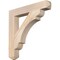Ekena Millwork Olympic Craftsman Smooth Bracket, Douglas Fir, 3 1/2"W x 24"D x 24"H BKT04X24X24OLY04SDF - alternate 1